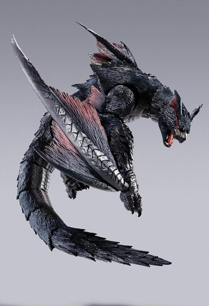 万代 HMonsterArts《怪物猎人》系列游戏手办「迅龙」可动雕像模型