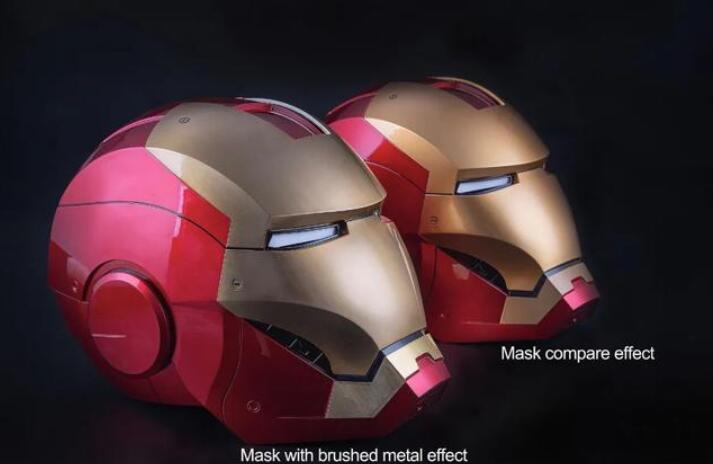 1/1可穿戴钢铁侠模型MK7头盔发布，配有语音控制功能